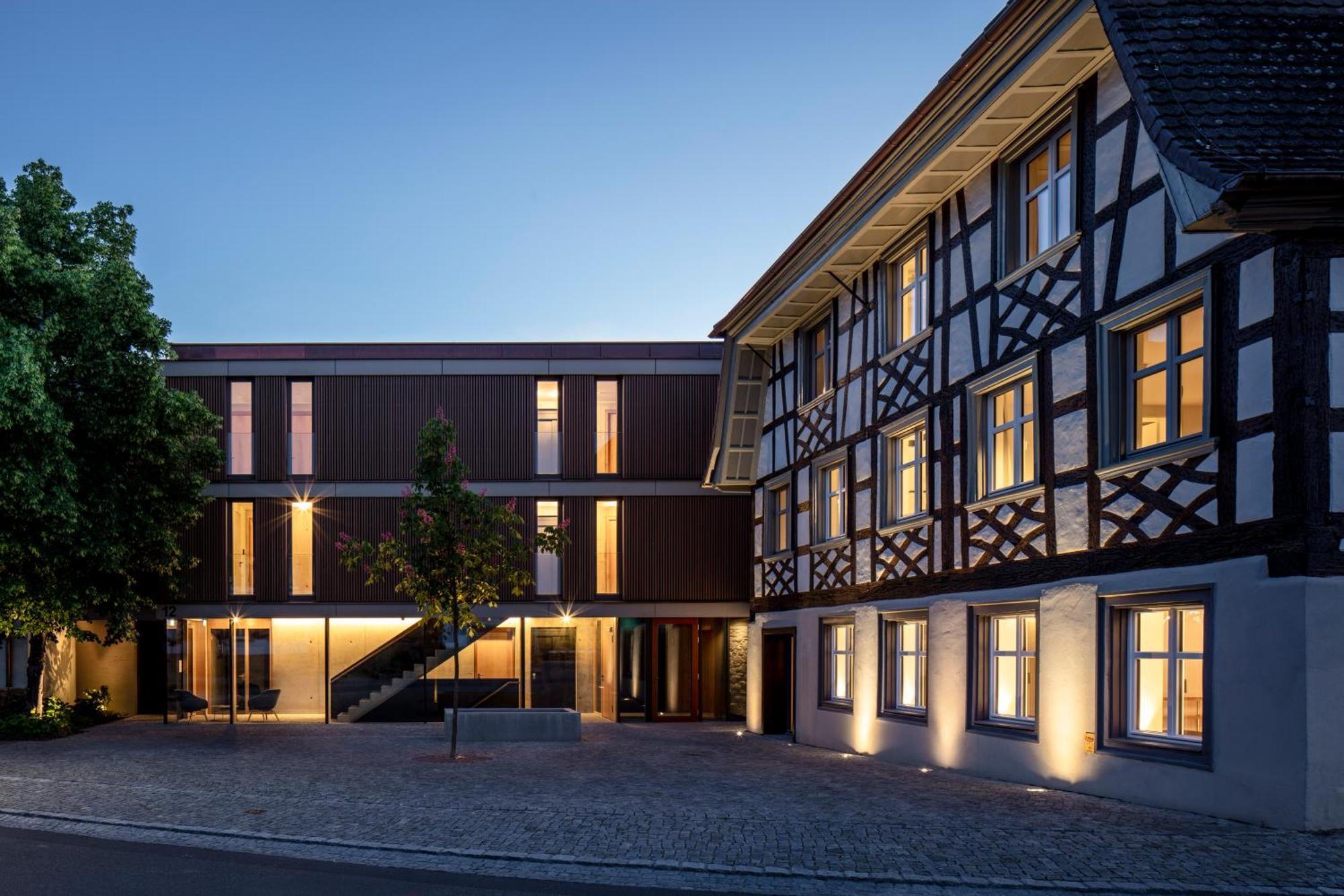 Sternen Bohlingen Aparthotel Exterior foto